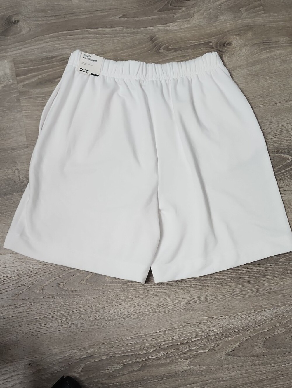 DSG Women's Fleece So Soft Mid-Rise Short In Pure White Size Small New With Tag - Picture 4 of 7